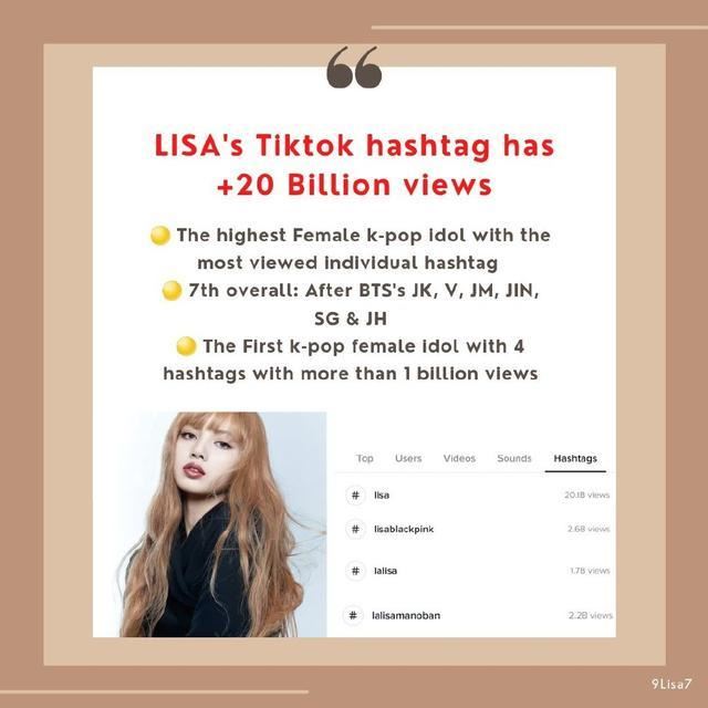 lisa的tiktok名叫什么？